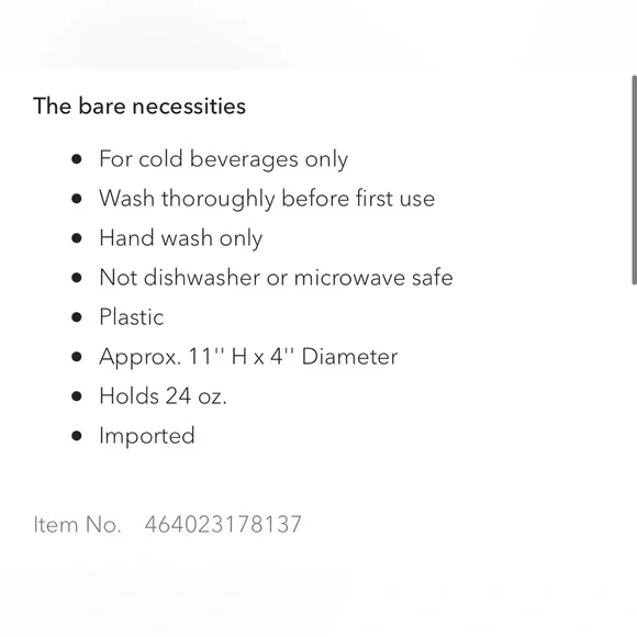 Starbucks Disneyland Studded Matte Black Tumbler - Picture 4 of 4